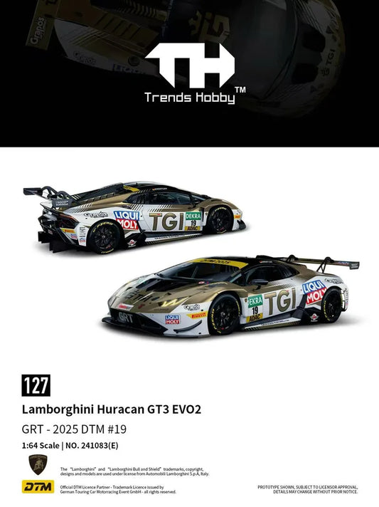 Trends Hobby - Lamborghini Huracan GT3 EVO2 GRT - 2025 DTM #19 - PRE ORDER - Torque Tribe