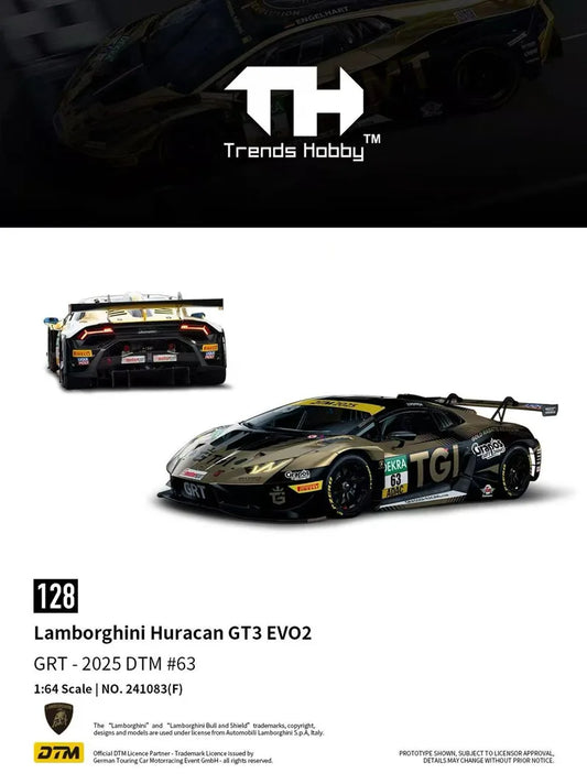 Trends Hobby - Lamborghini Huracan GT3 EVO2 GRT 2025 DTM #63 - PRE ORDER - Torque Tribe