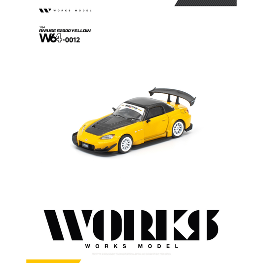 Works Model Amuse S2000 Yellow 1:64 - view 2