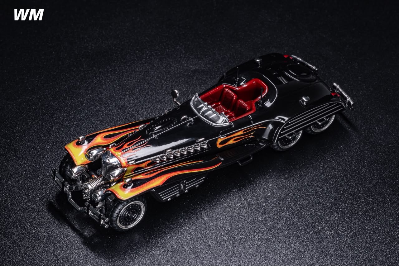 WM - Hydra Schmidt V16 Roadster - 1:64 Diecast Model - Movie Wolverine Flame Version - PRE ORDER
