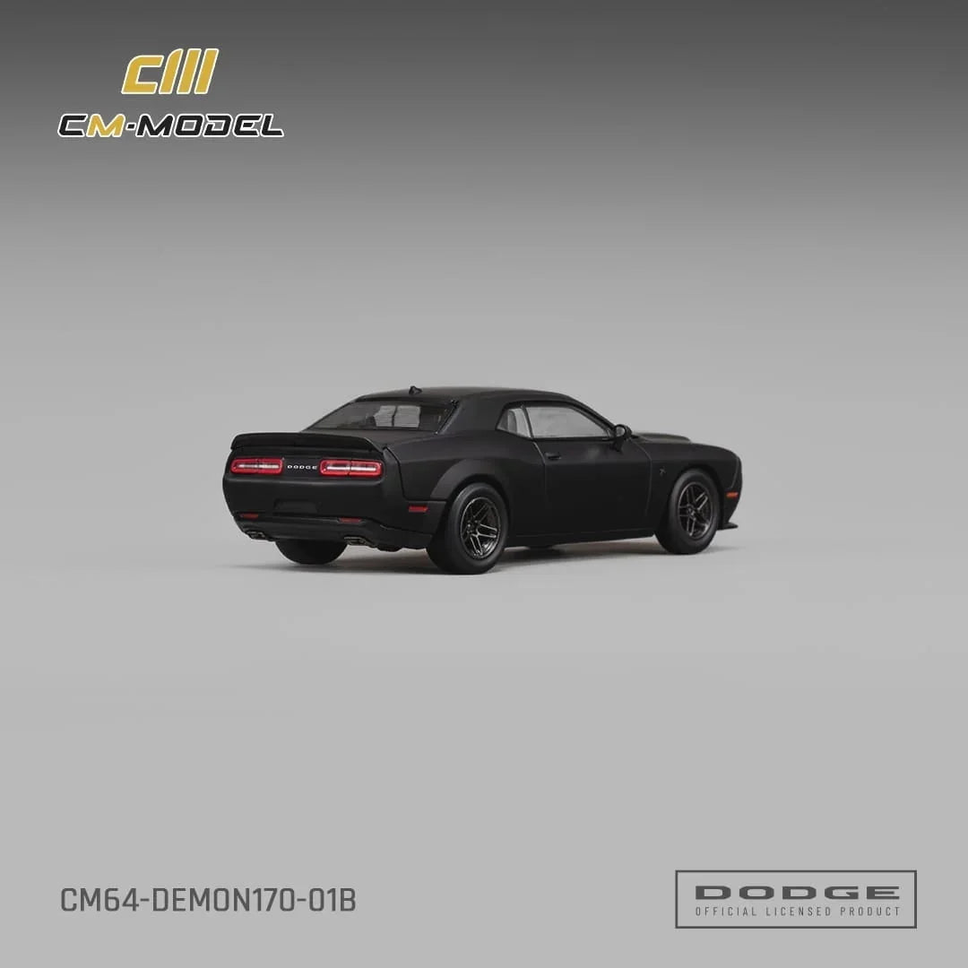 CM Model Dodge Demon 170 Matte Black 1:64 - view 5