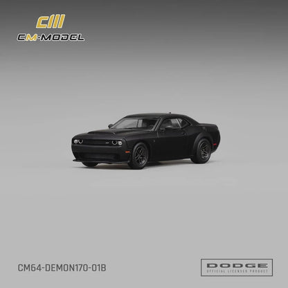 CM Model Dodge Demon 170 Matte Black 1:64 - view 1