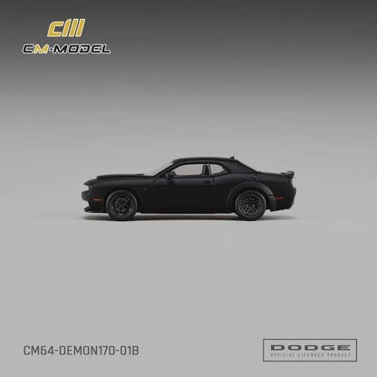 CM Model Dodge Demon 170 Matte Black 1:64 - view 3