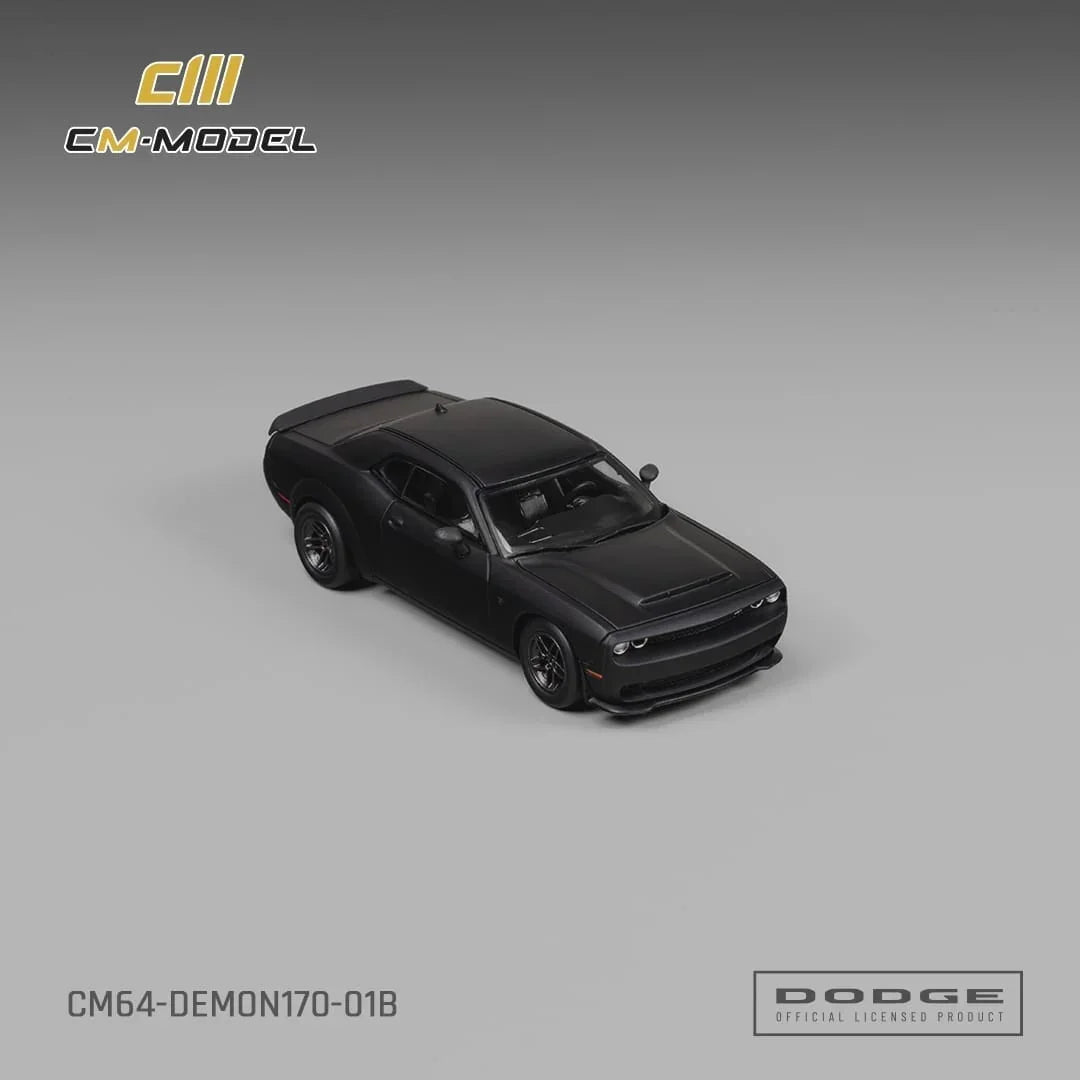 CM Model Dodge Demon 170 Matte Black 1:64 - view 6