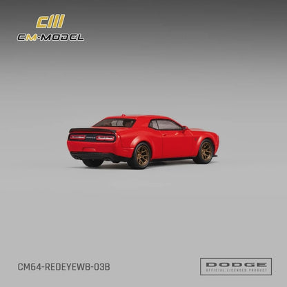 CM Model Dodge Challenger SRT Hellcat Redeye Widebody Torred Clearcoat 1:64 - view 5