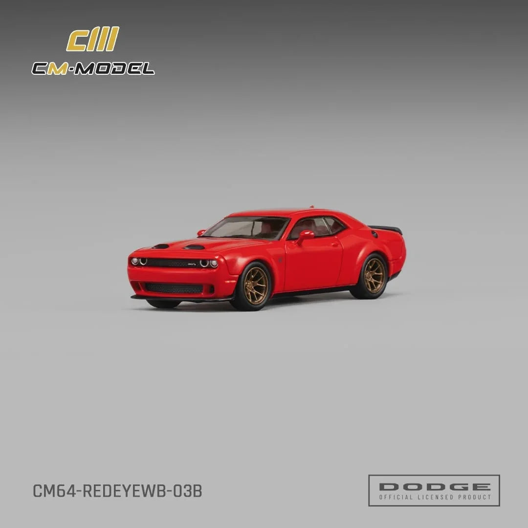 CM Model Dodge Challenger SRT Hellcat Redeye Widebody Torred Clearcoat 1:64 - view 1
