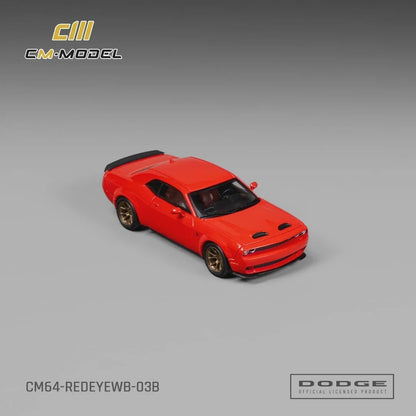 CM Model Dodge Challenger SRT Hellcat Redeye Widebody Torred Clearcoat 1:64 - view 6
