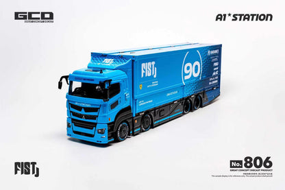 GCD FIST Team LBWK Mitsubishi Fuso Super Great Container Truck RHD 1:64 - view 4