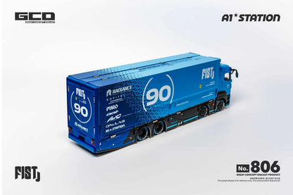GCD FIST Team LBWK Mitsubishi Fuso Super Great Container Truck RHD 1:64 - view 5