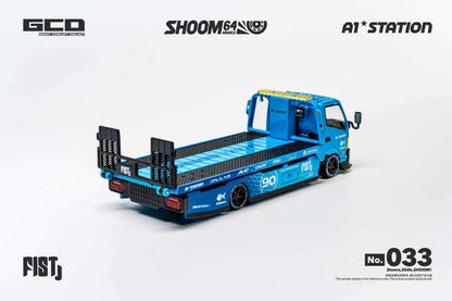 GCD FIST Team Hino 300 Custom Drop-Bed Car Carrier LHD 1:64 - view 5
