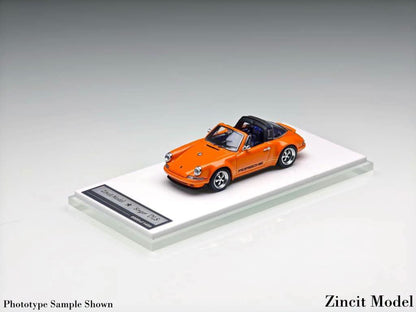 Zincit Model - Classic Singer Targa - Metallic Racing Orange - 1:64 Scale Model - PRE ORDER