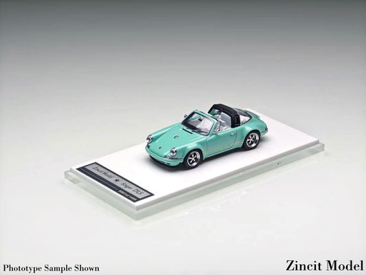 Zincit Model - Classic Singer Targa - Tiffany Blue - 1:64 Scale Model - PRE ORDER - Torque Tribe