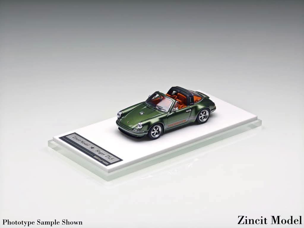 Zincit Model - Classic Singer Targa - Oak Green - 1:64 Scale Model - PRE ORDER