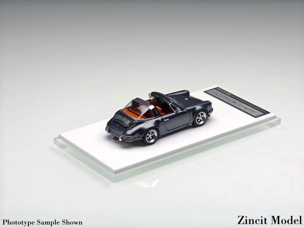 Zincit Model - Classic Singer Targa - Metallic Dark Gray - 1:64 Scale Model - PRE ORDER