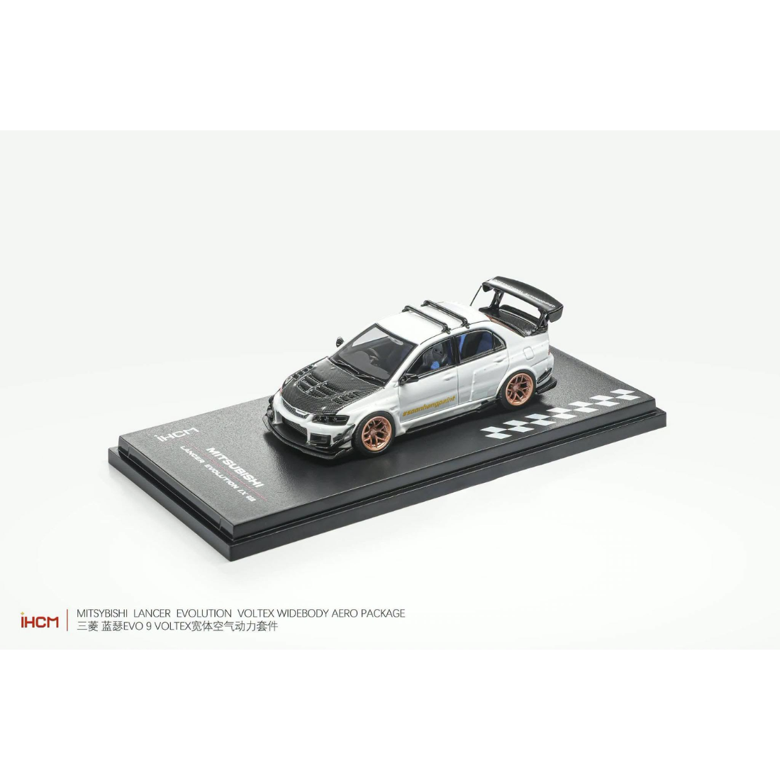 iHCM64 Mitsubishi Lancer Evolution IX White 1:64 - view 2