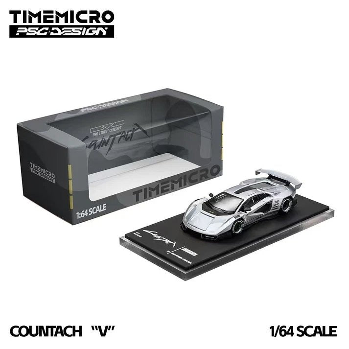 Time Micro Countach V Fighter Jet Gray 1:64 - view 1