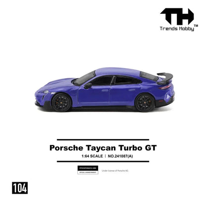 Trends Hobby Porsche Taycan Turbo GT Purple 1:64 - view 3