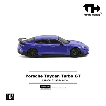 Trends Hobby Porsche Taycan Turbo GT Purple 1:64 - view 4