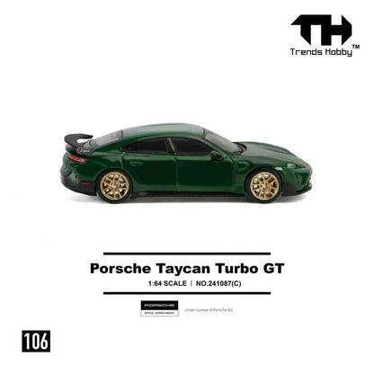 Trends Hobby Porsche Taycan Turbo GT Green 1:64 - view 4