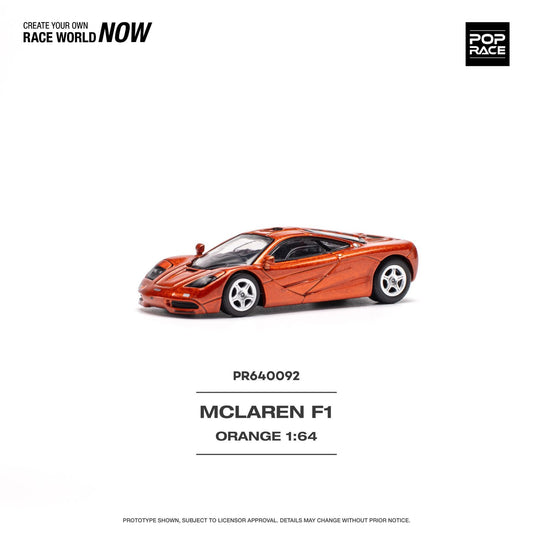 McLaren F1 - Orange - Pop Race
