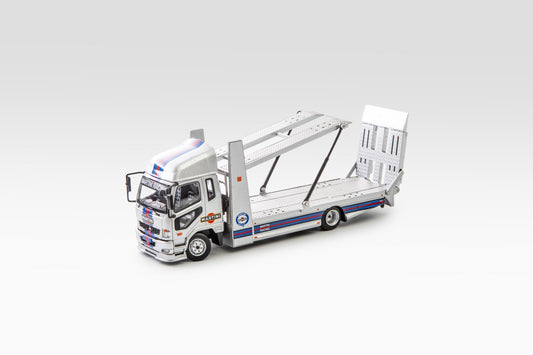 Shadow Pro - Fuso Fighter 2017 Double Deck Tow Truck - Martini Racing - 1:64 Scale Model - PRE ORDER - Torque Tribe