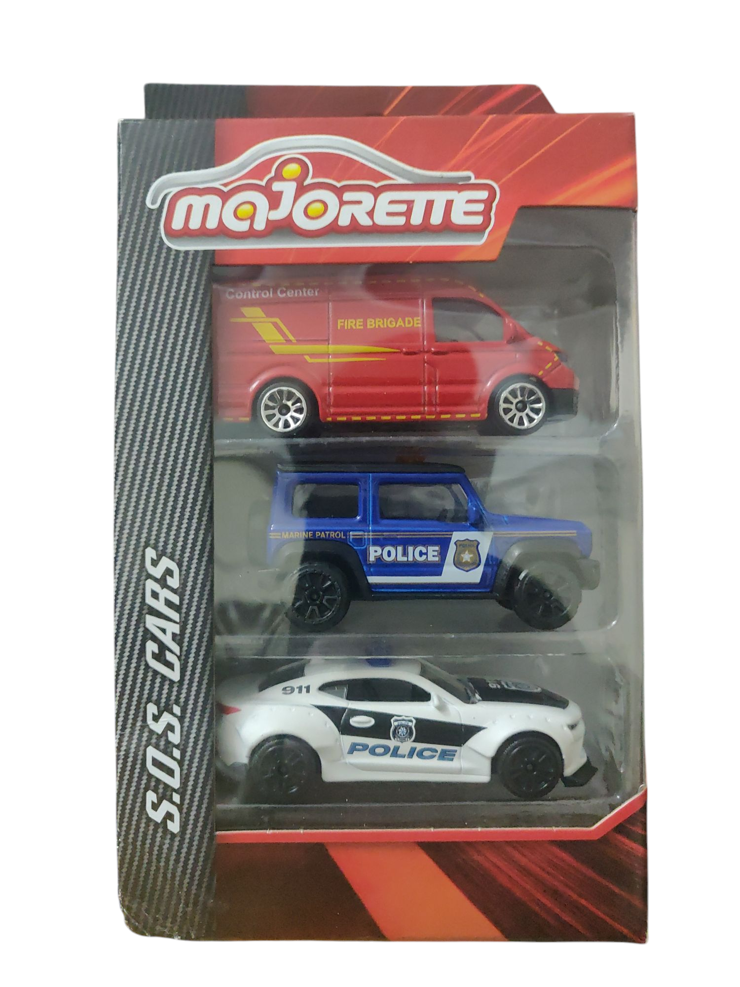S.O.S. Cars - Majorette S.O.S. 3 Pieces Set [1] - Torque Tribe