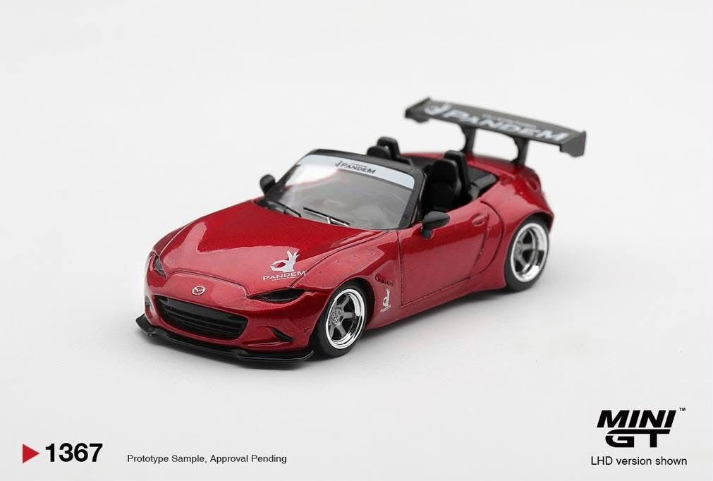 Mini GT - Mazda Miata MX-5 (ND) Pandem Kodo - Red - Box - 1:64 Scale Model - PRE ORDER