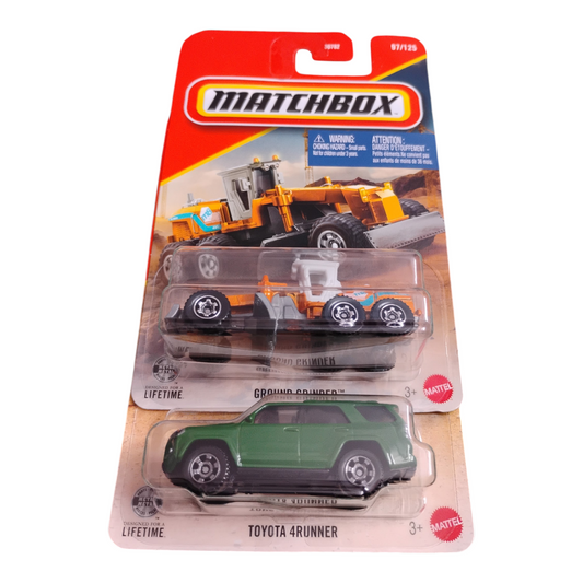 Matchbox - Toyota 4Runner & Ground Grinder - 1:64 Diecast Model - Torque Tribe