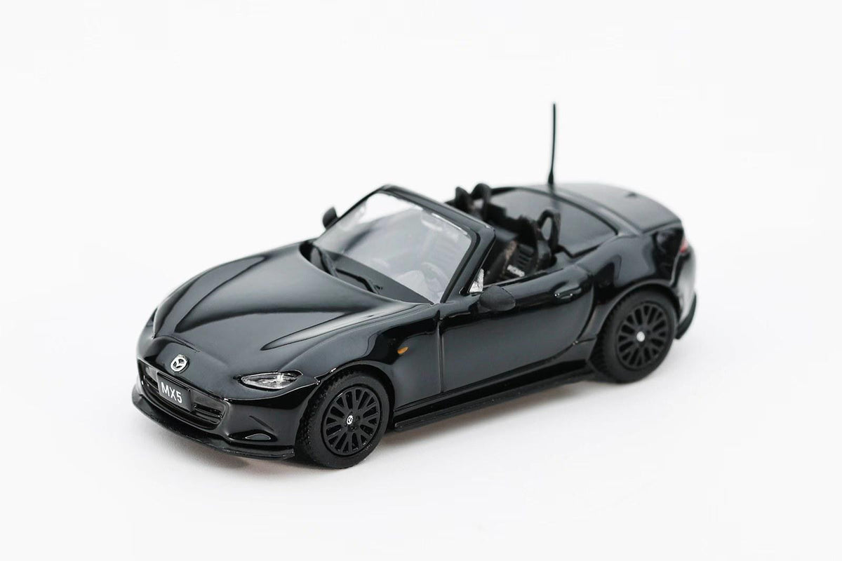 GCD x Enchery - 2024 Mazda MX-5 Roadster - Black - 1:64 Scale Model - Torque Tribe