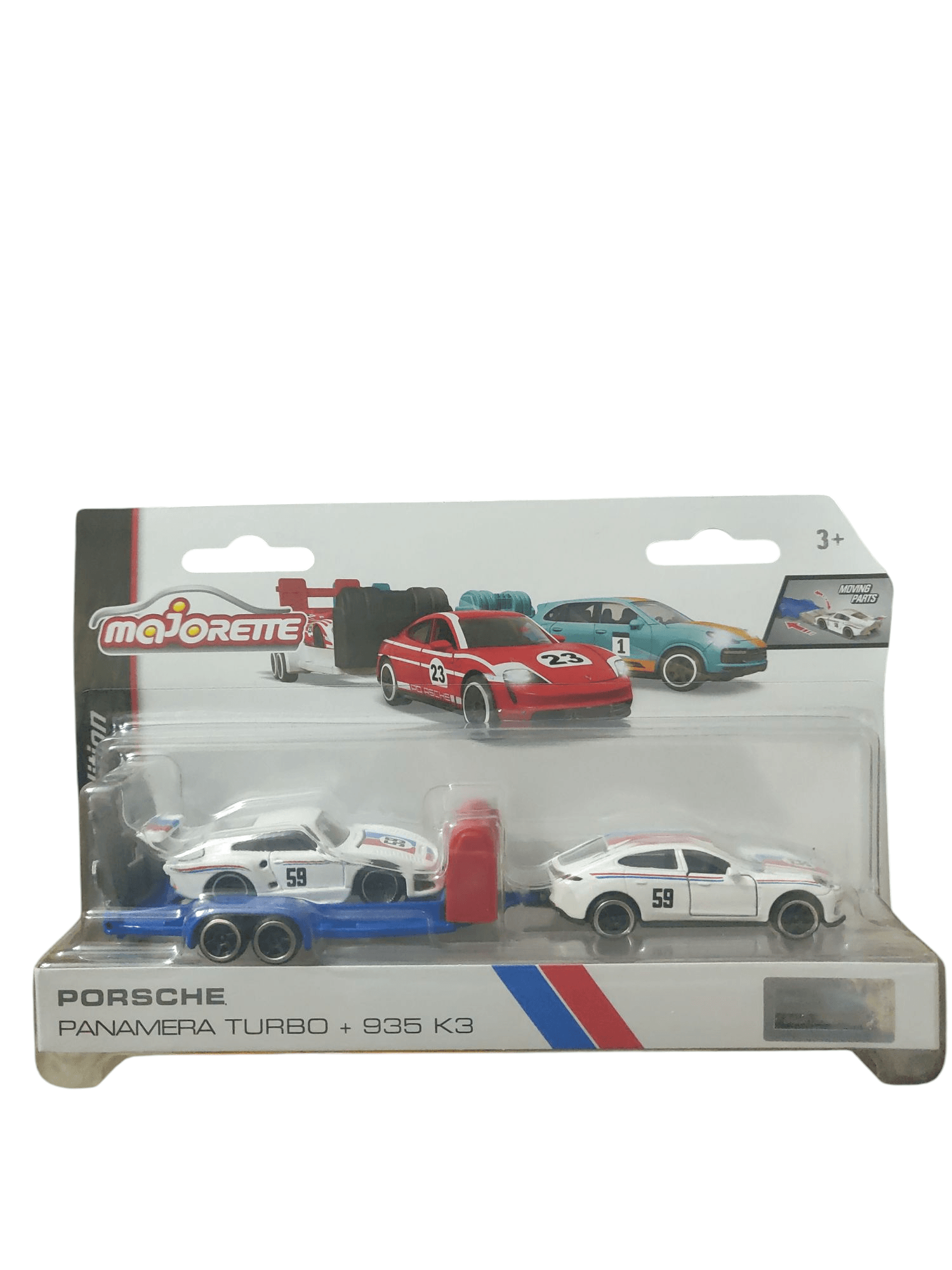 Porsche Panamera Turbo 935 K3 - Majorette Porsche Race Trailer Assortment - Moving Parts - Die-Cast Cars - Buy Hot Wheels Cars Online India
