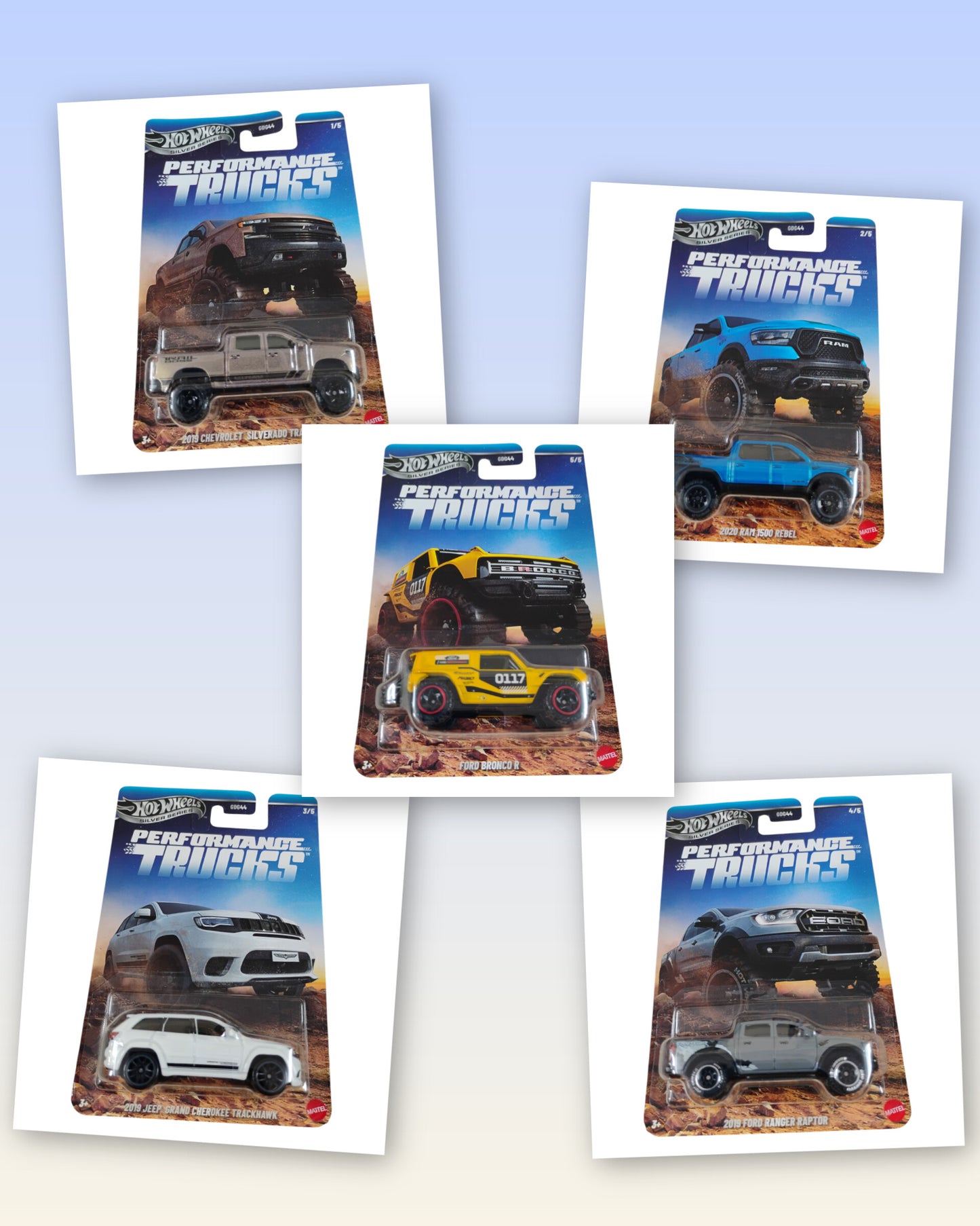 Hot Wheels - Performance Trucks - Pack of 5