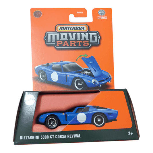 Matchbox Moving Parts - Bizzarrini 5300 GT Corsa Revival - Imported - Die-Cast Cars - Buy Hot Wheels Cars Online India