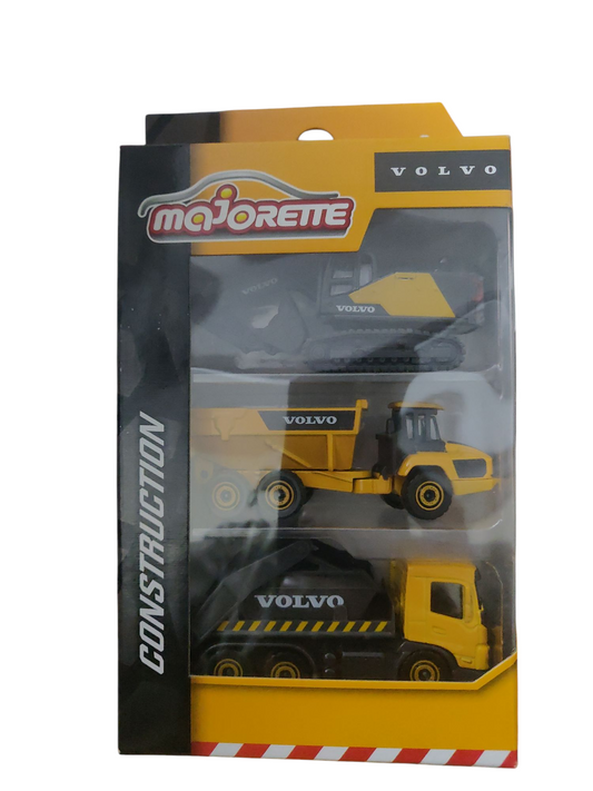 Volvo Construction Set - Majorette Volvo 3 Pieces Set [2] - Torque Tribe