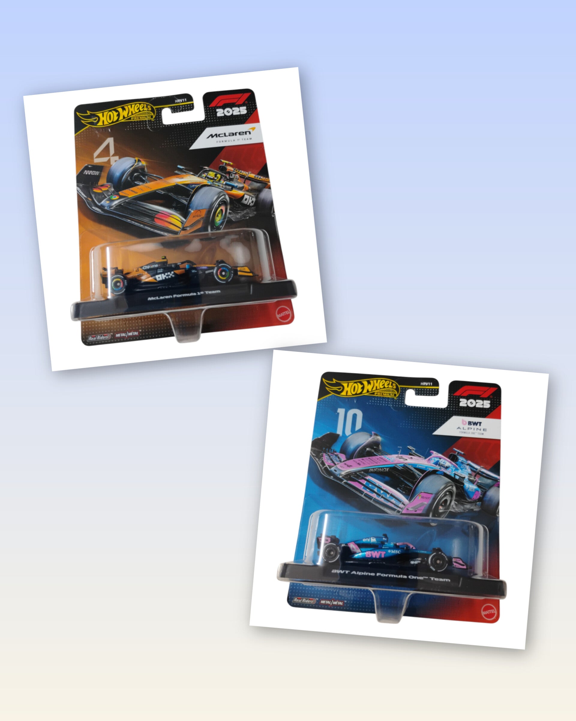 Hot Wheels - 10 BWT Alpine & 4 McLaren - F1 Premiums - Torque Tribe
