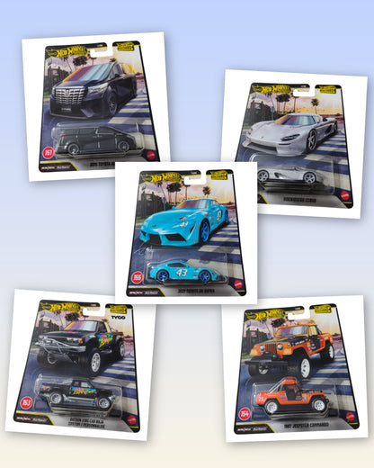 Hot Wheels - Boulevard set 151 - 155