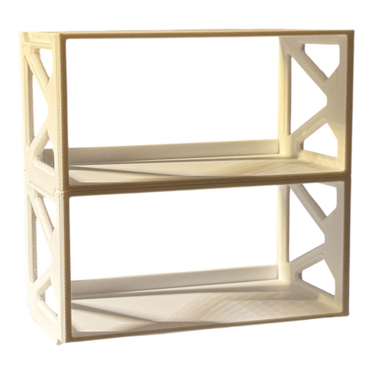 1/64 Diecast Display Rack (Pack of 2) (White) - TorqueTribe Exclusive