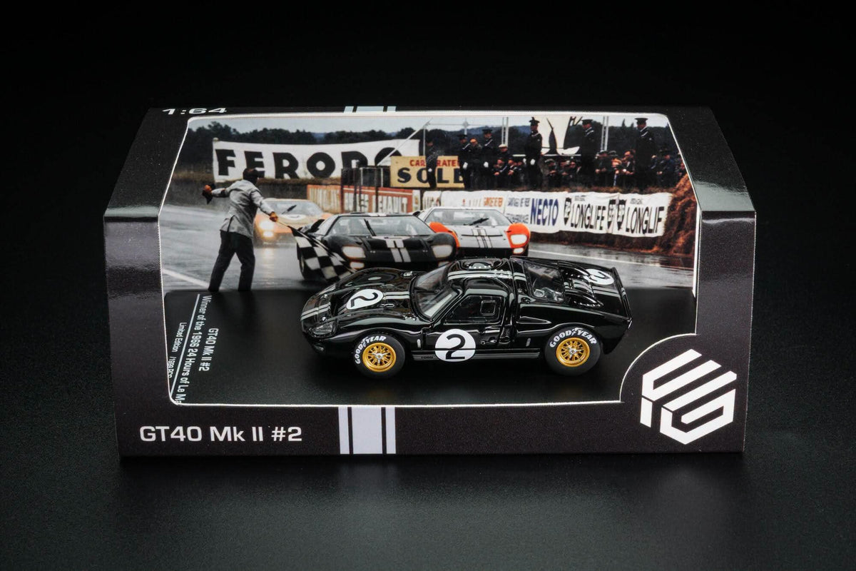 G&KH - GT40 Mk II #2 FG - Black - 1:64 Scale Model - PRE ORDER
