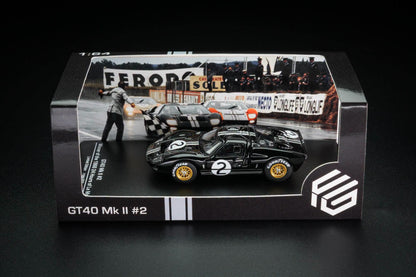G&KH - GT40 Mk II #2 FG - Black - 1:64 Scale Model - PRE ORDER