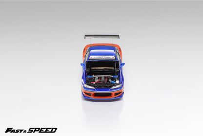 Fast Speed - Silvia S15 "Mona Lisa" - 1:64 Scale Model - FNF Orange-Blue - Pre Order