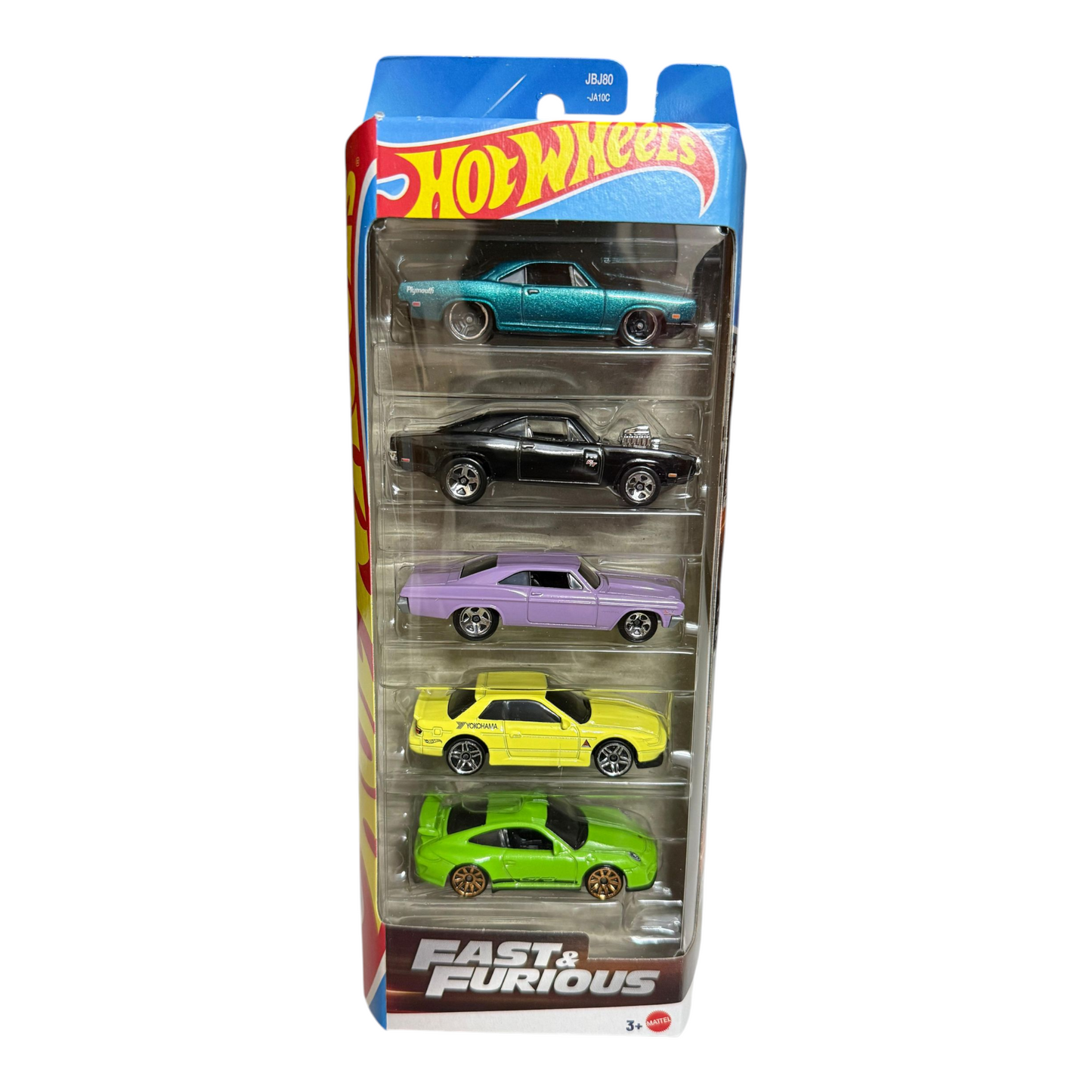 Fast&Furious 5 Pack + 5 HW Track Racers Bundle