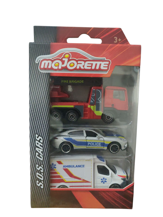 S.O.S. Cars - Majorette S.O.S. 3 Pieces Set [2] - Torque Tribe