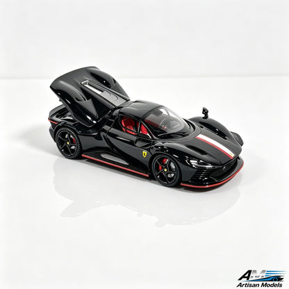 Artisan Models - Ferrari SP3 - Gloss Black - 1:64 Scale Model - Pre Order