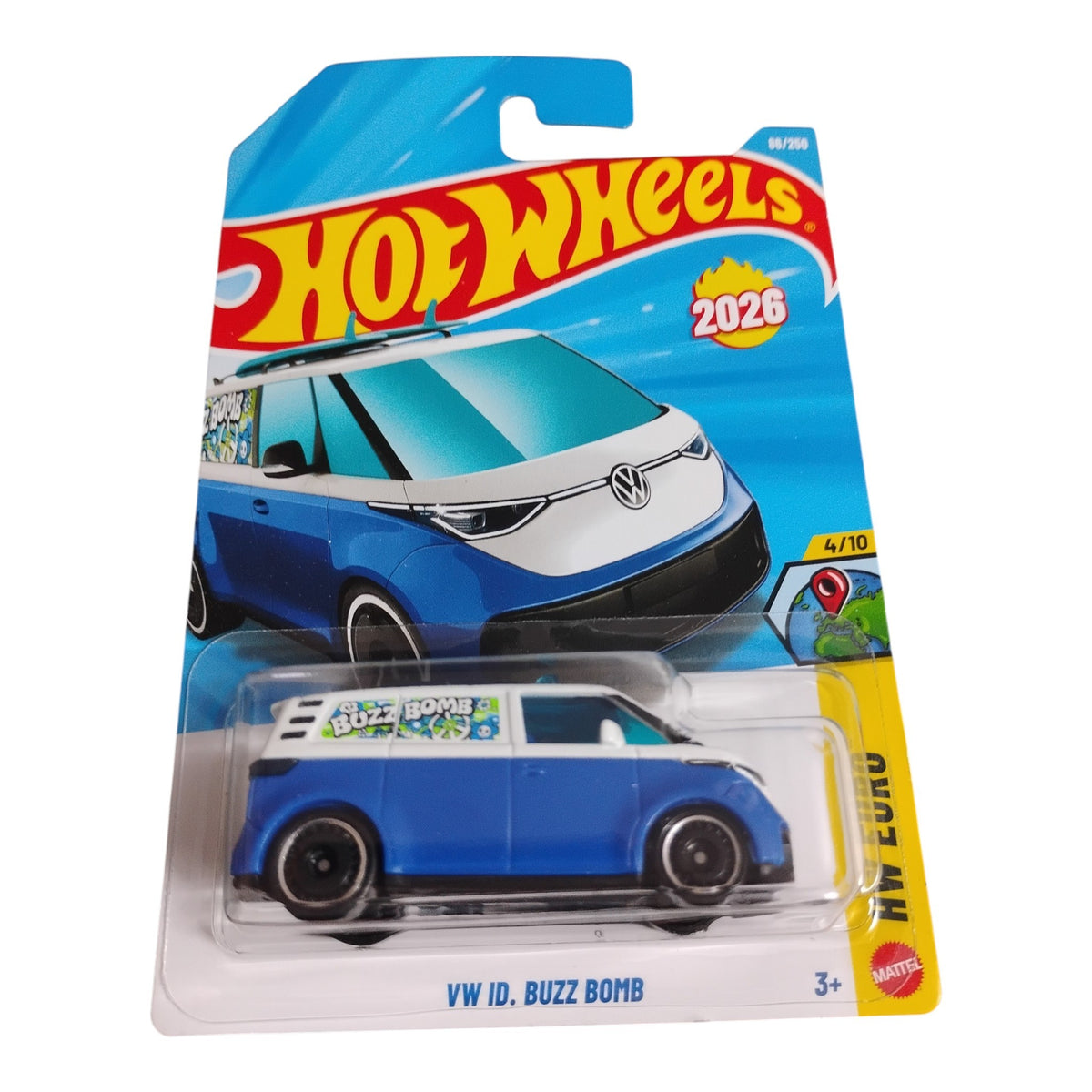Hot Wheels - VW ID Buzz Bomb (While+Blue) - Torque Tribe