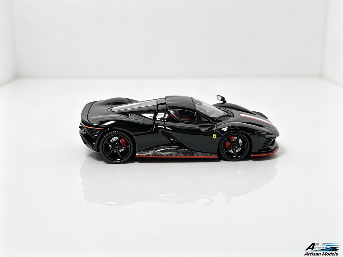 Artisan Models - Ferrari SP3 - Gloss Black - 1:64 Scale Model - Pre Order