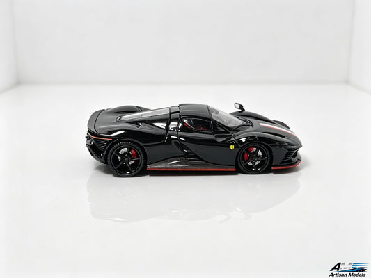 Artisan Models - Ferrari SP3 - Gloss Black - 1:64 Scale Model - Pre Order - Torque Tribe