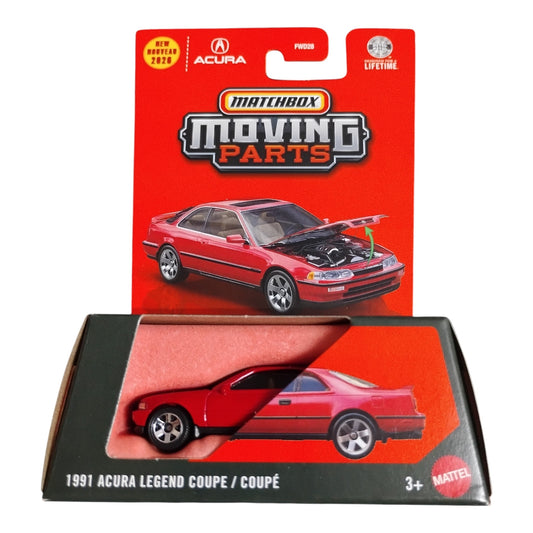 Matchbox Moving Parts - 1991 Acura Legend Coupe - 1:64 Scale Model - Torque Tribe