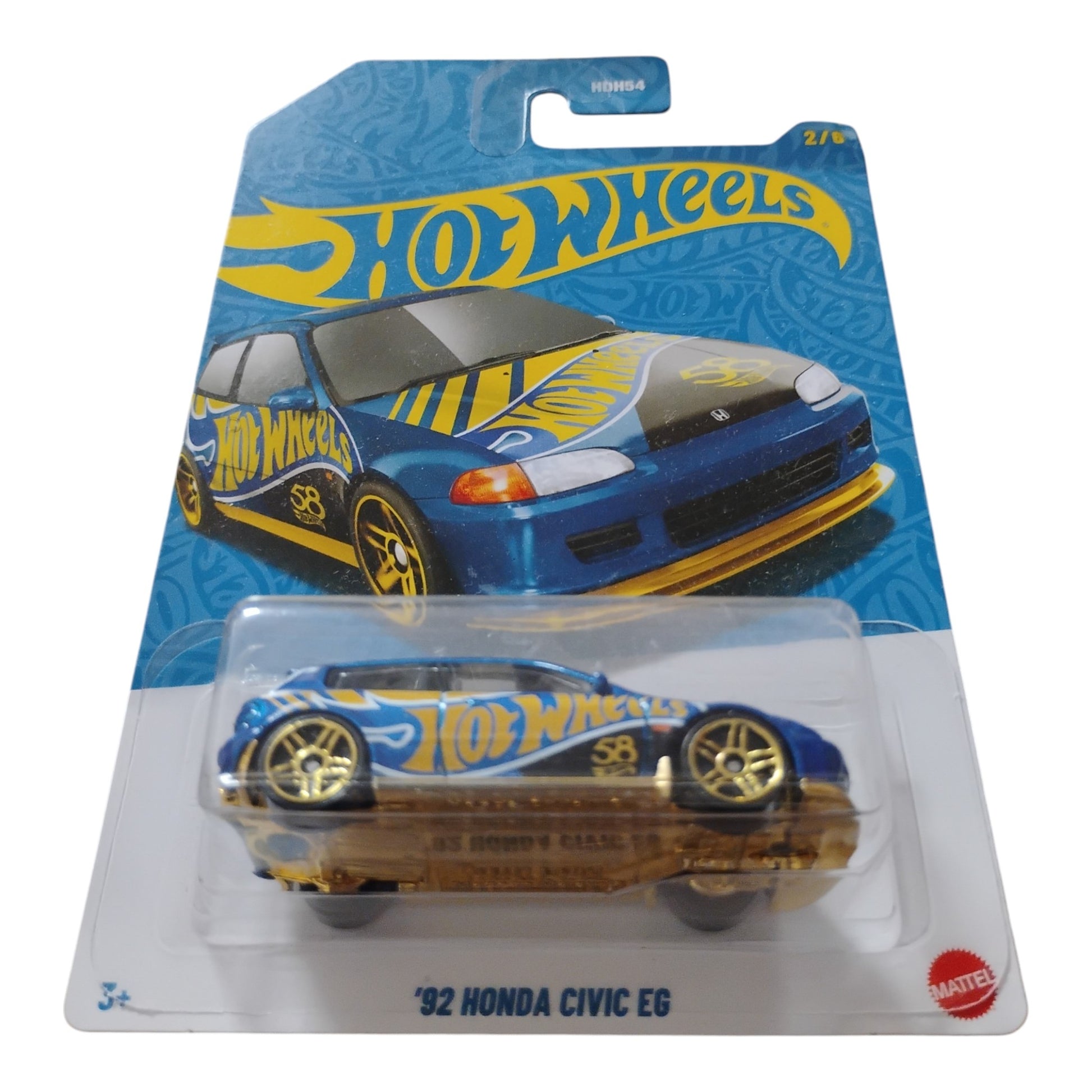 Hot Wheels - 92 Honda Civic EG - 58 Anniversary Edition - Torque Tribe