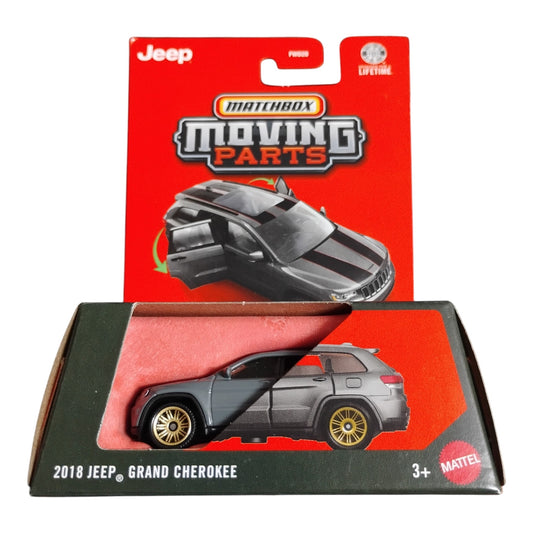 Matchbox Moving Parts - 2018 Jeep Grand Cherokee - 1:64 Scale Model - Torque Tribe