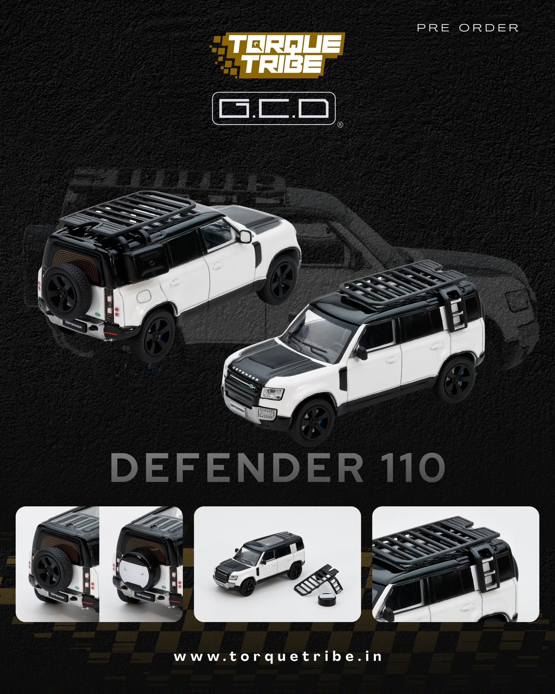 Defender 110 White - GCD - PO - Import - Torque Tribe