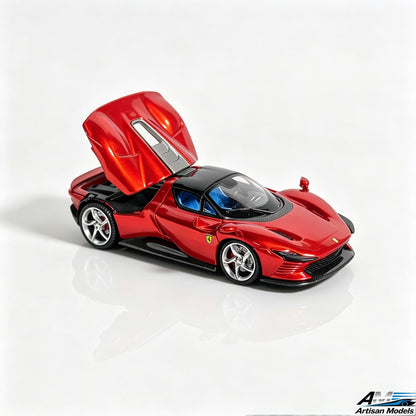 Artisan Models - Ferrari SP3 - Metallic Red - 1:64 Scale Model - Pre Order